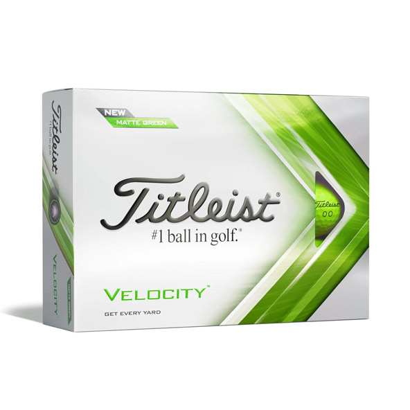 Titleist Velocity Dozen Golf Balls - Green