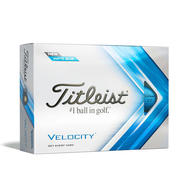 Titleist Velocity Dozen Golf Balls - Blue