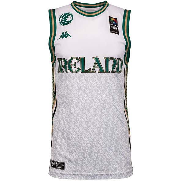 Kappa Basketball Ireland 2023 Away Jersey