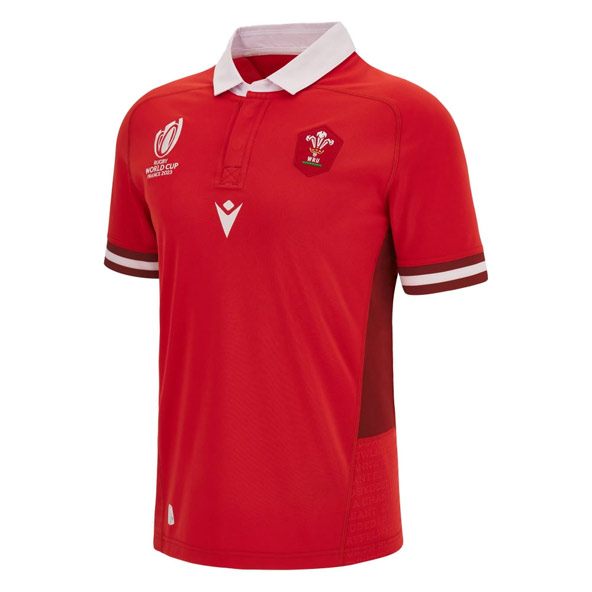 Macron Wales Rugby World Cup 2023 Home Jersey