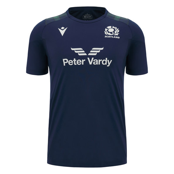 Macron Scotland Rugby 2023/24 Short-Sleeve Training T-Shirt