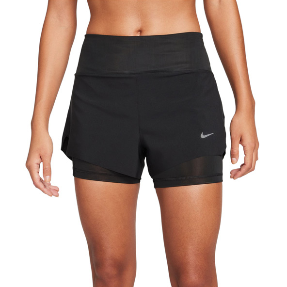Nike Dri-FIT Swift Womens Mid-Rise 3" 2-in-1 Running Shorts With Pockets