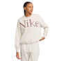 Nike Sportswear Phoenix Womens Oversized Fleece Logo Crew-Neck Sweatshirt