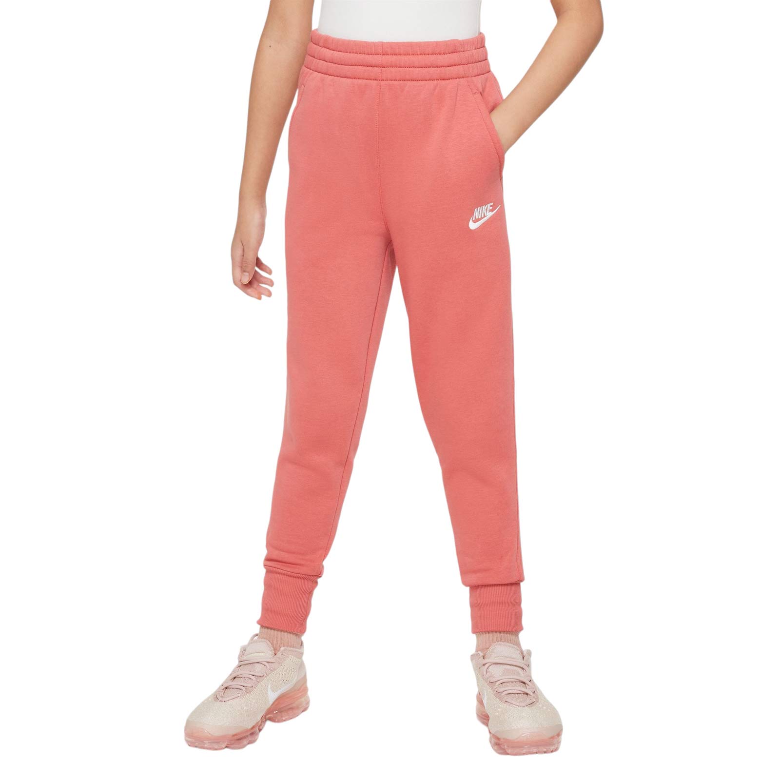 Nike Sportswear Club Fleece Kids High-Waisted Fitted Pants