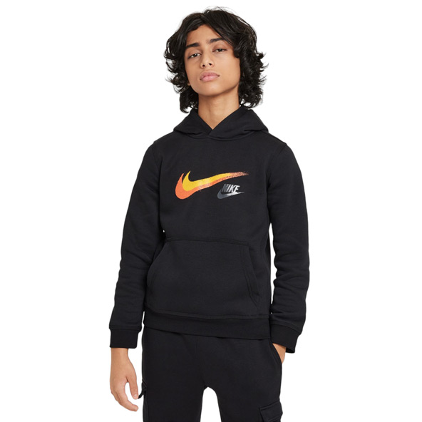 Nike Sportswear Boys Fleece Pullover Graphic Hoodie
