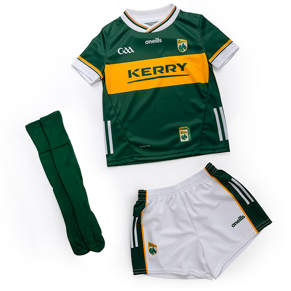 O'Neills Kerry GAA 2024 Home Kids Kit 