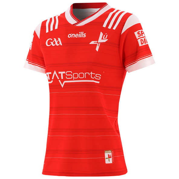 O'Neills Louth 24 Home Wmns Fit Jsy Red, RED