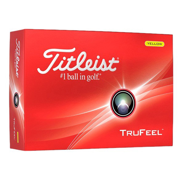 Titleist 2024 True Feel Golf Balls - Yellow