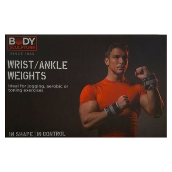 Body Sculpture 2.5lb X 2 Ankle/Wrist Weights Black