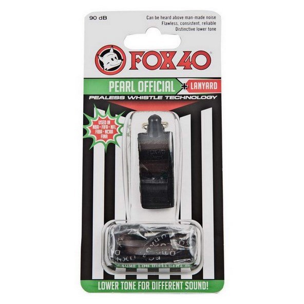 FOX 40 Pearl Official Whistle & Lanyard