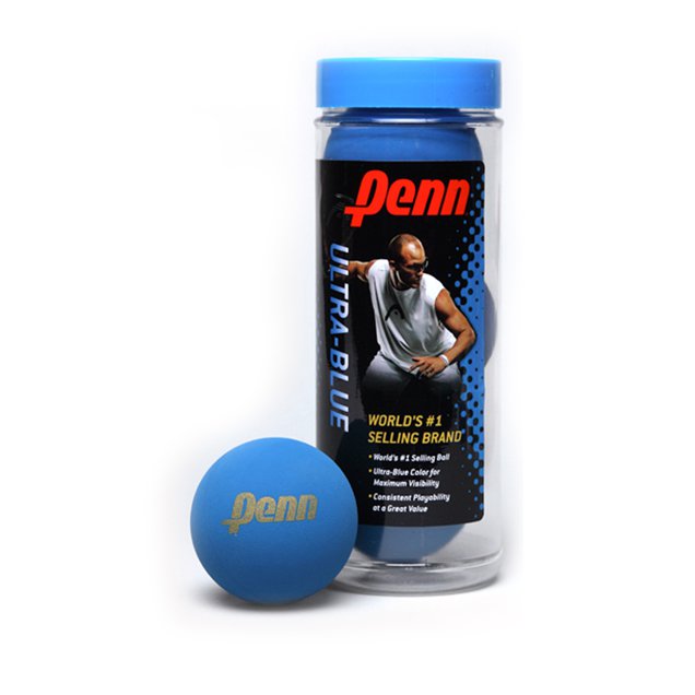 Penn 3 Can Racquetball Blue