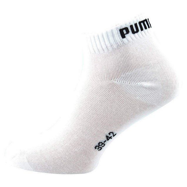 Puma Womens Quarter Sock 3PK White