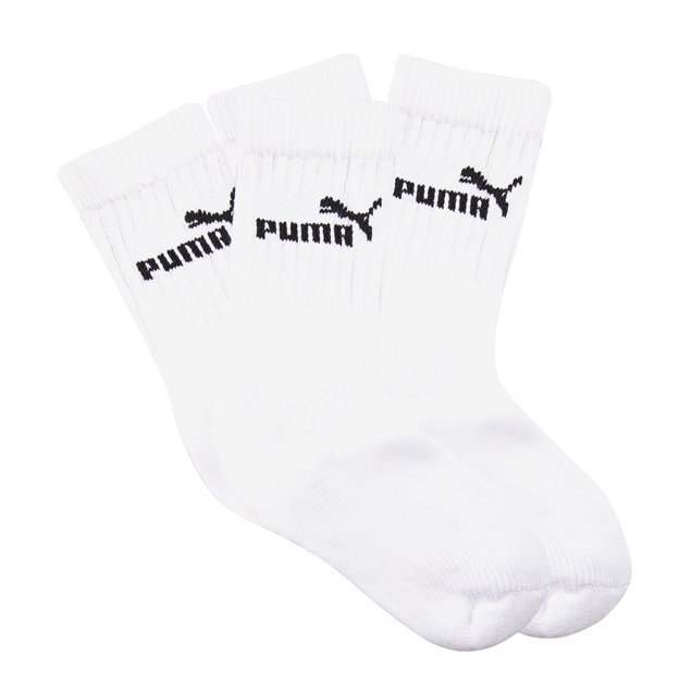 Puma Junior 3PK Sock White, MB, WGB
