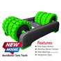 BackBaller Rigid Foam Roller Green