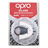 Opro Shield Silver Snr White/Black