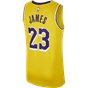 Nike Lakers James 23 Jersey Yellow