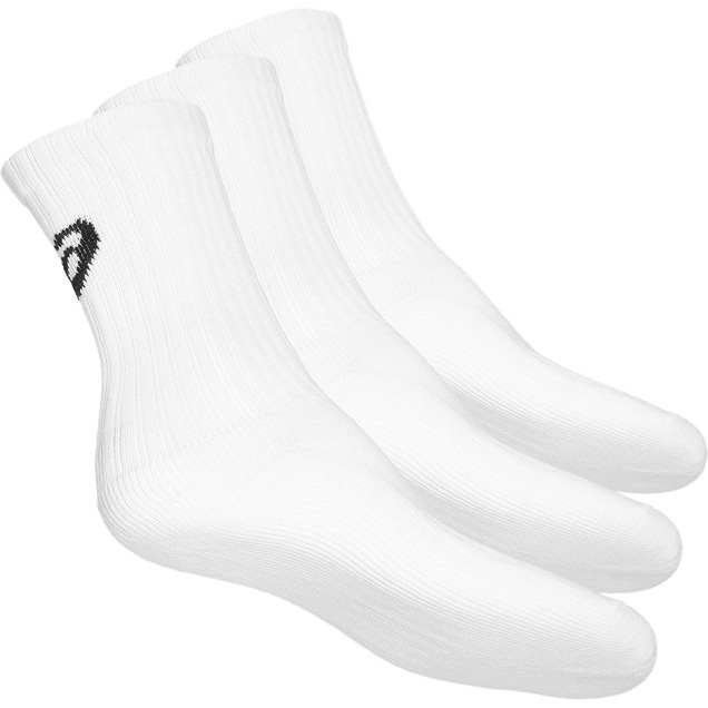 Asics 3 Pack Mens Crew Socks White | Socks | Accessories | Men | Elverys |  Elverys Ireland