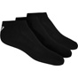Asics 3 Pack Mens PED Socks Black