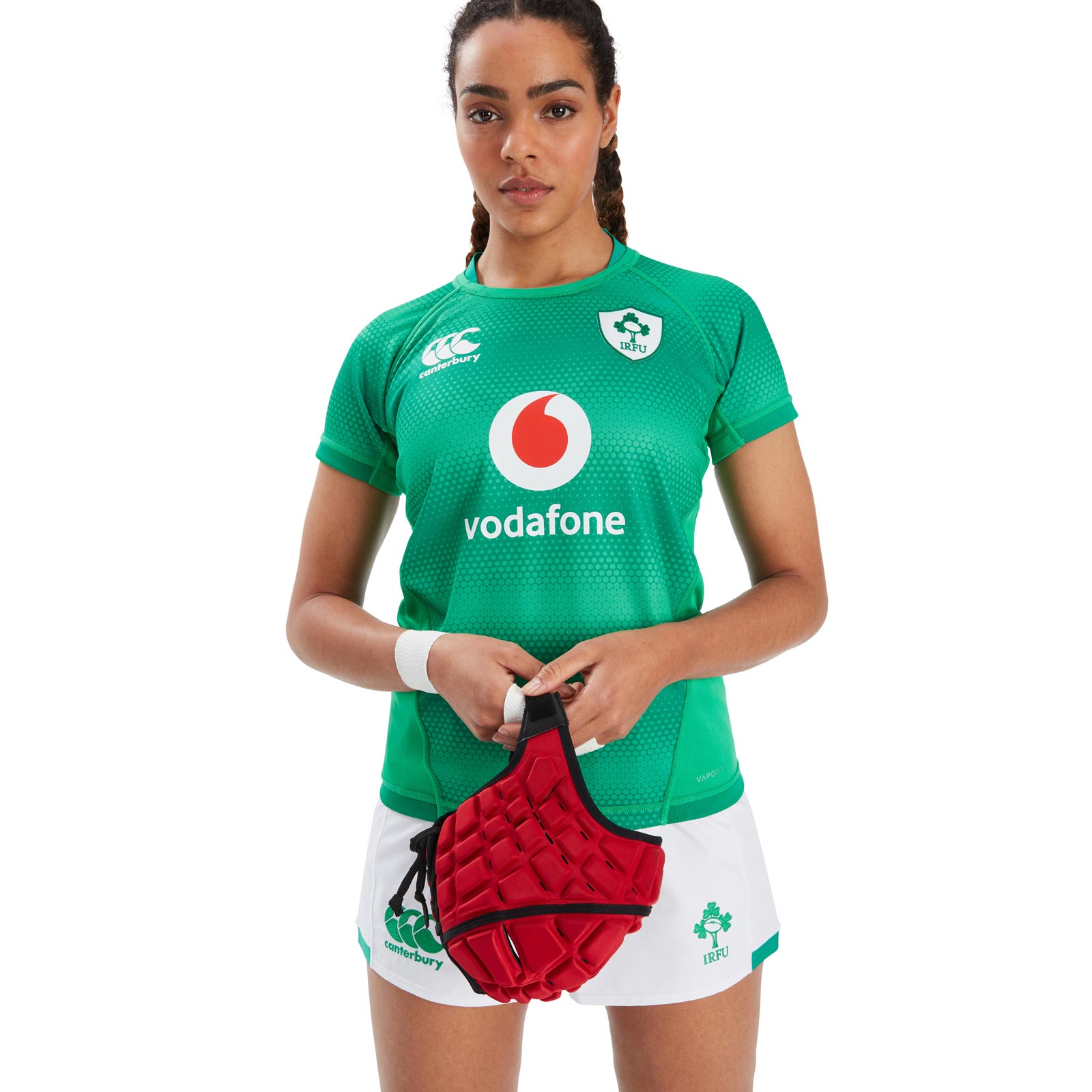 CANTERBURY IRELAND RUGBY IRFU 2022 WOMENS FIT HOME PRO JERSEY