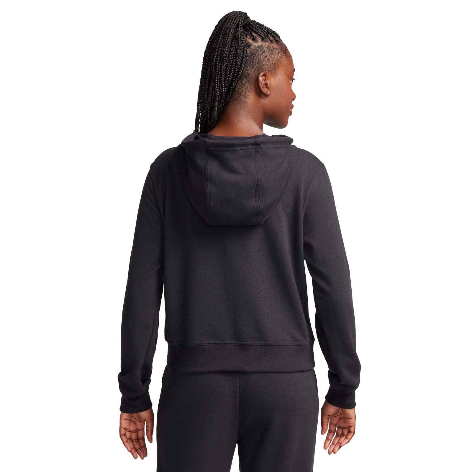 NIKE DRI-FIT ONE WOMENS FRENCH TERRY GRAPHIC HOODIE