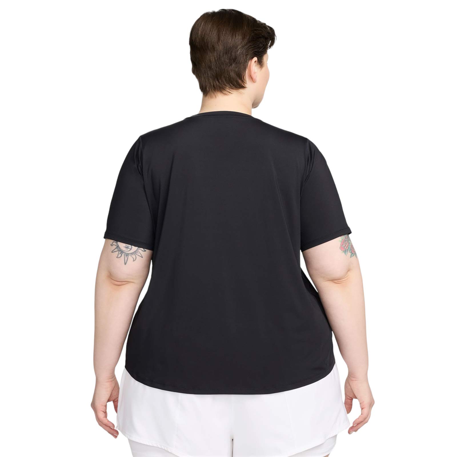 NIKE ONE CLASSIC WOMENS DRI-FIT SHORT-SLEEVE TOP (PLUS SIZE)