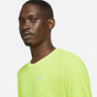 Nike Mens Dri-Fit Miler T-Shirt Yellow