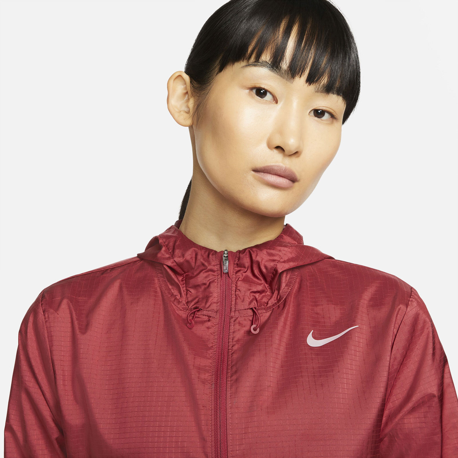 NIKE WMNS ESSENTIAL JACKET RED