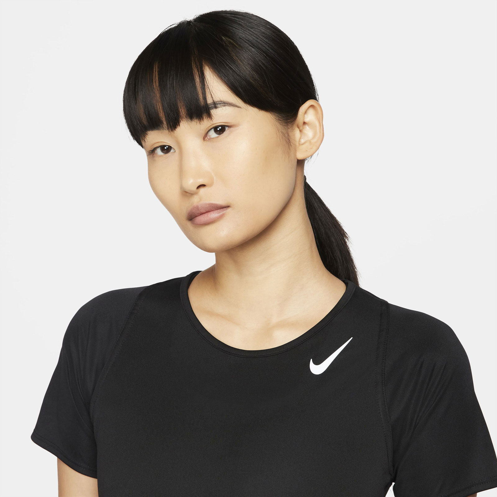 Nike Womens Dri-FIT Race T-Shirt Black | Running | Shop By Activity ...