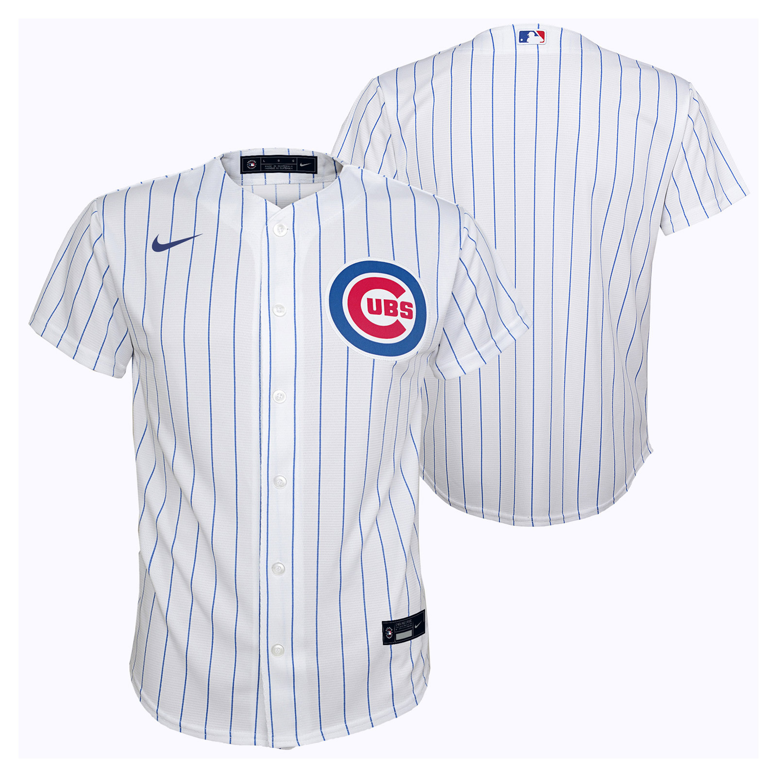 NIKE CUBS HOME BOYS JERSEY WHITE