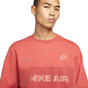 Nike Air Mens Brushed-Back Fleece Crew