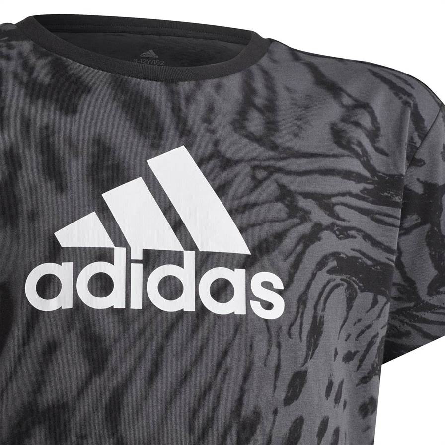 adidas Future Icons Hybrid Animal Print Girls Cotton Regular T-Shirt | Tops  & Tshirts | Clothing | Girls | Elverys | Elverys Ireland