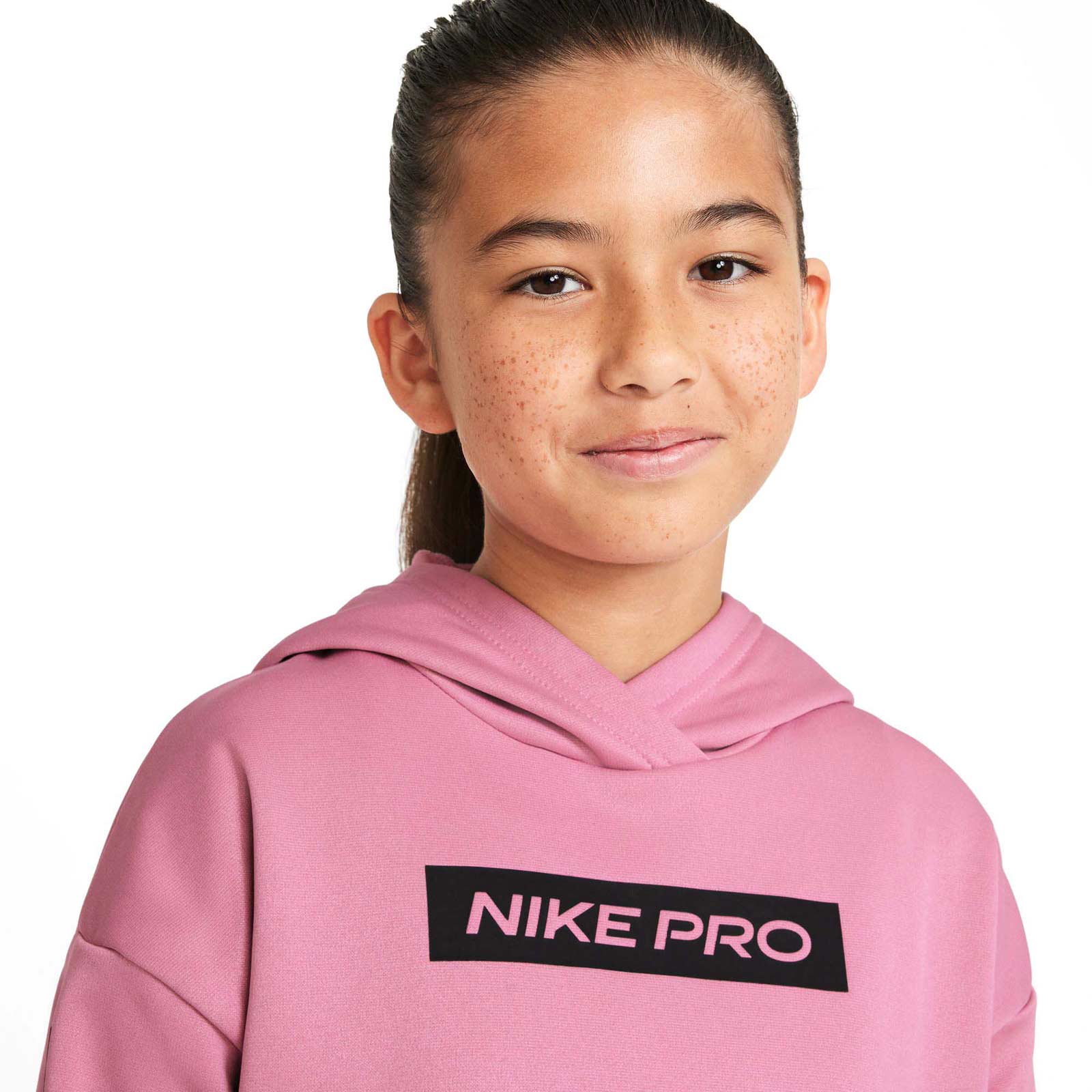 NIKE PRO THERMA-FIT GIRLS PULLOVER HOODIE