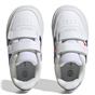 adidas Breaknet Lifestyle Court Infant Two-Strap Hook-and-Loop Shoes