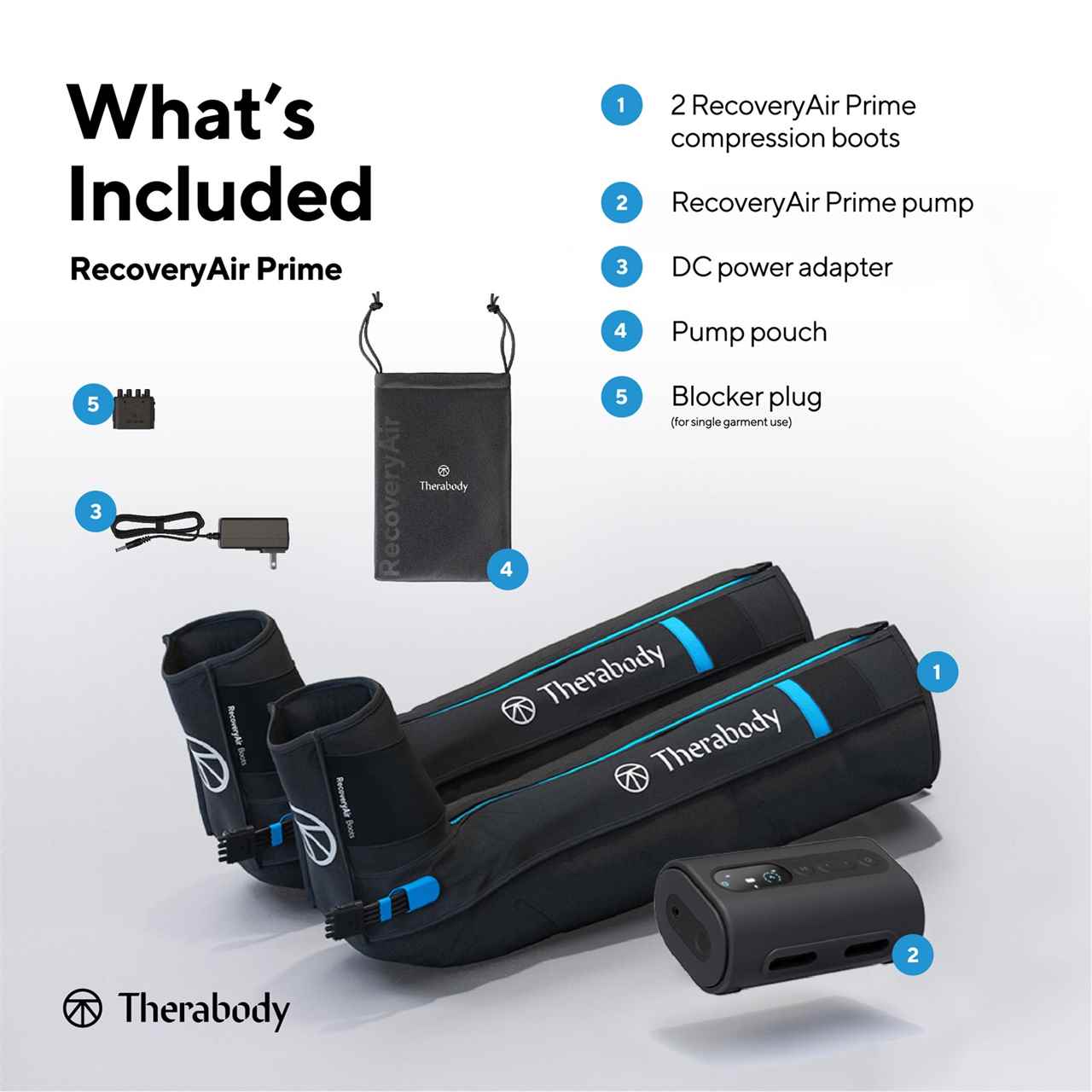 THERABODY RECOVERYAIR PRIME PNEUMATIC COMPRESSION SYSTEM