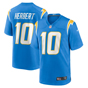 Nike Los Angeles Chargers Herbert 10 Home Game Jersey