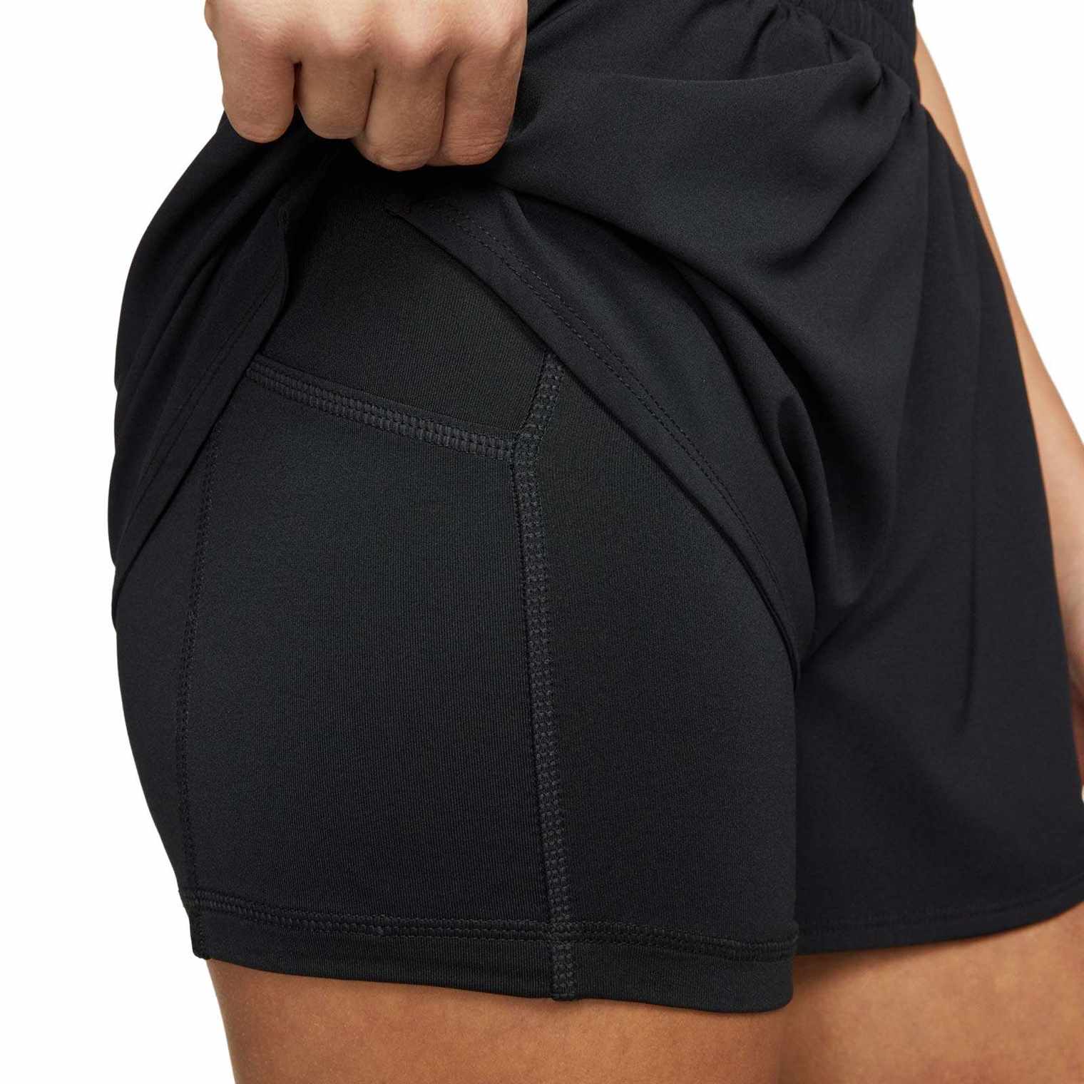 NIKE ONE WOMENS DRI-FIT HIGH-WAISTED 3" 2-IN-1 SHORTS