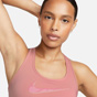 Nike Swoosh Medium Support Womens Padded Graphic Sports Bra