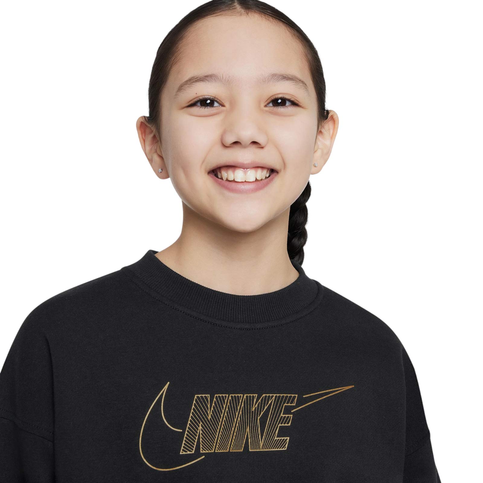 Nike Sportswear Club Fleece Kids Crew-Neck Sweatshirt | Hoodies ...