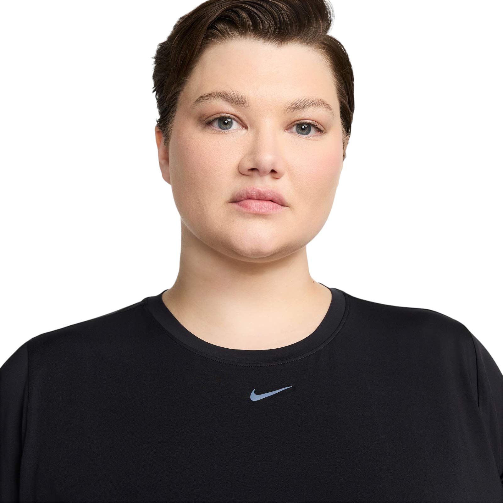 NIKE ONE CLASSIC WOMENS DRI-FIT SHORT-SLEEVE TOP (PLUS SIZE)