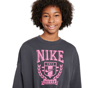 Nike Sportswear Kids Oversized Fleece Crew-Neck Sweatshirt