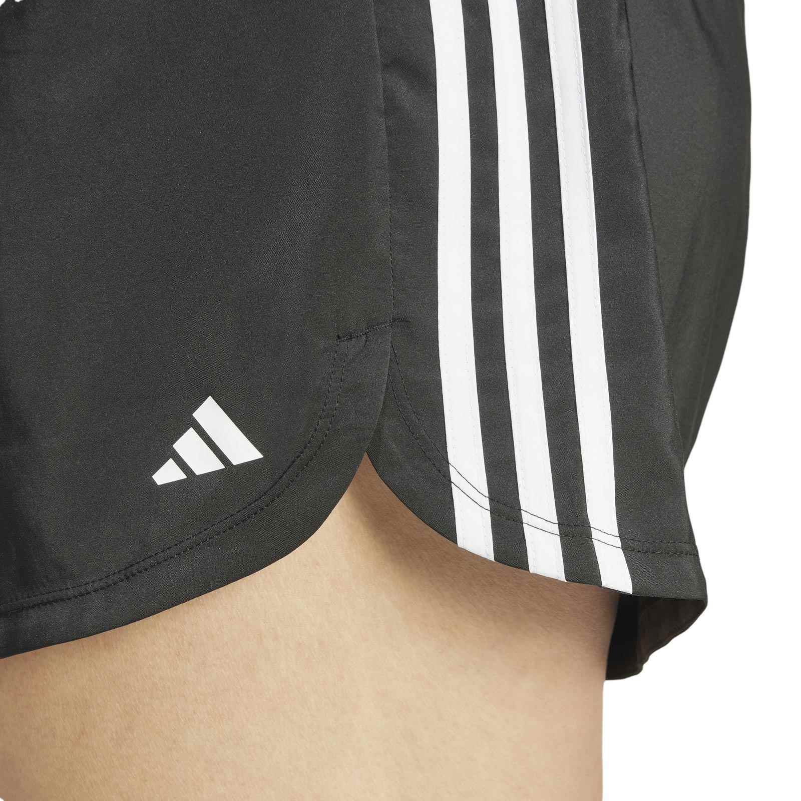 adidas Pacer Training High-Rise Womens Plus-Size Shorts
