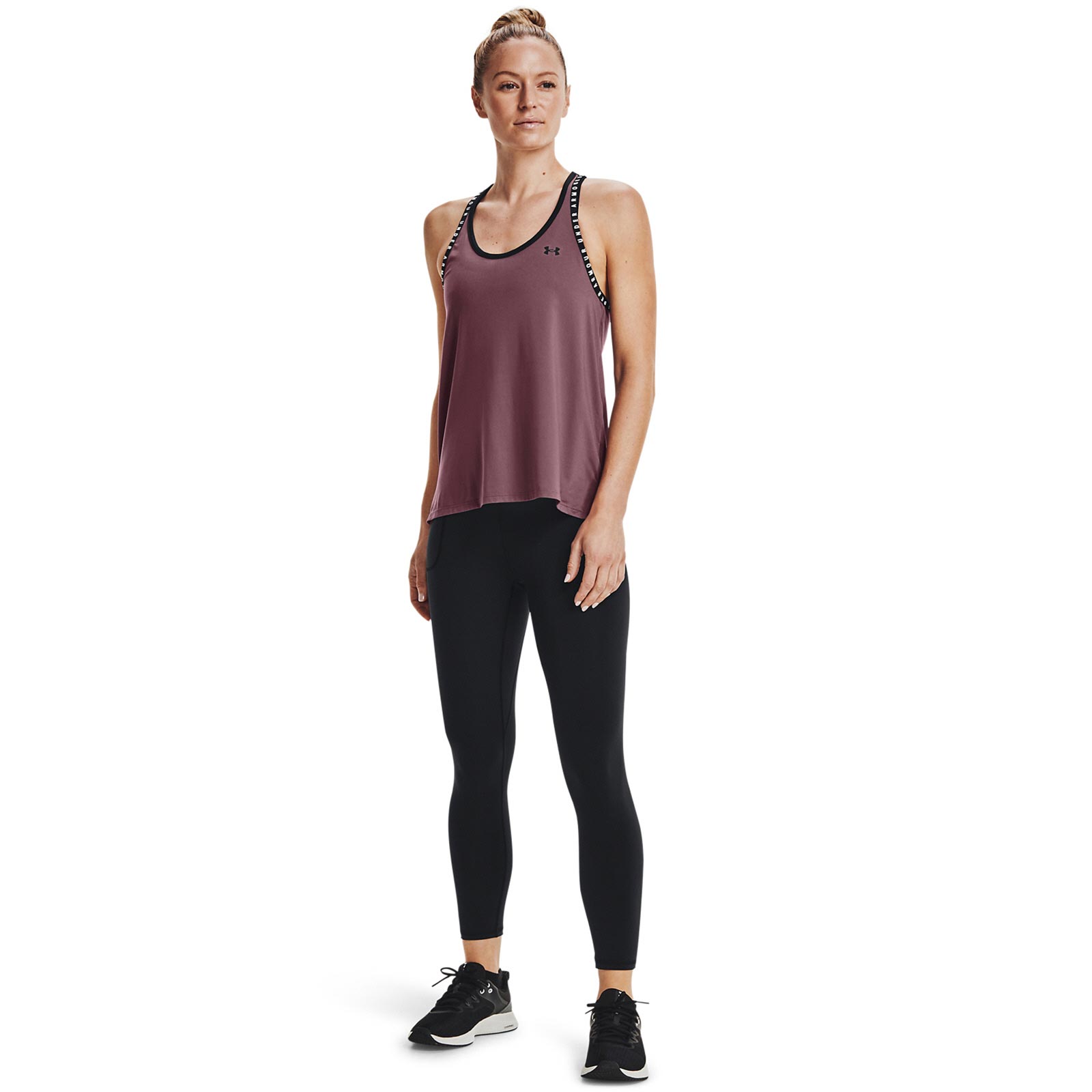 UNDER ARMOUR WOMENS KNOCKOUT TANK TOP PURPLE