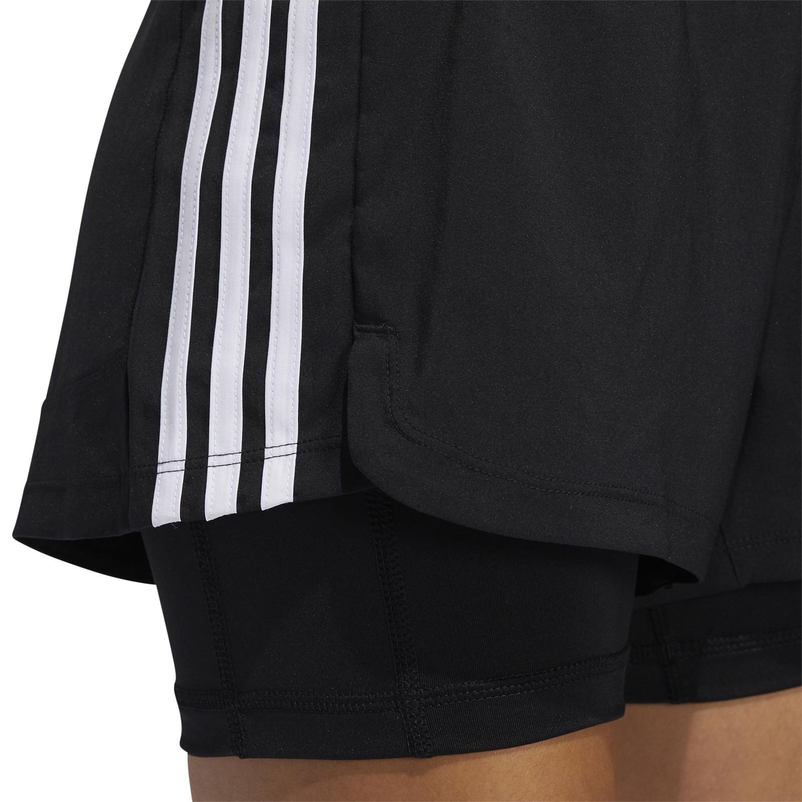 adidas Pacer 3-Stripes 2-in-1 Womens Shorts