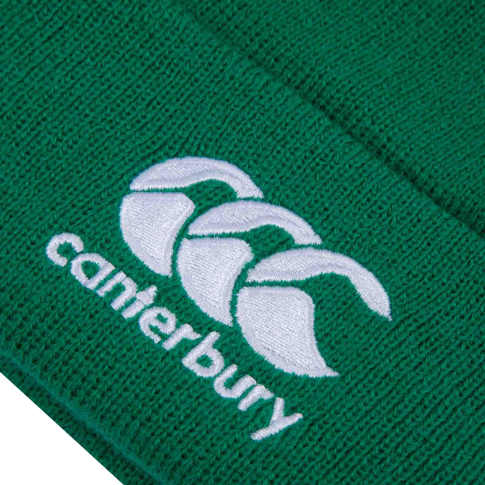 CANTERBURY IRFU 21 BOBBLE HAT GREEN