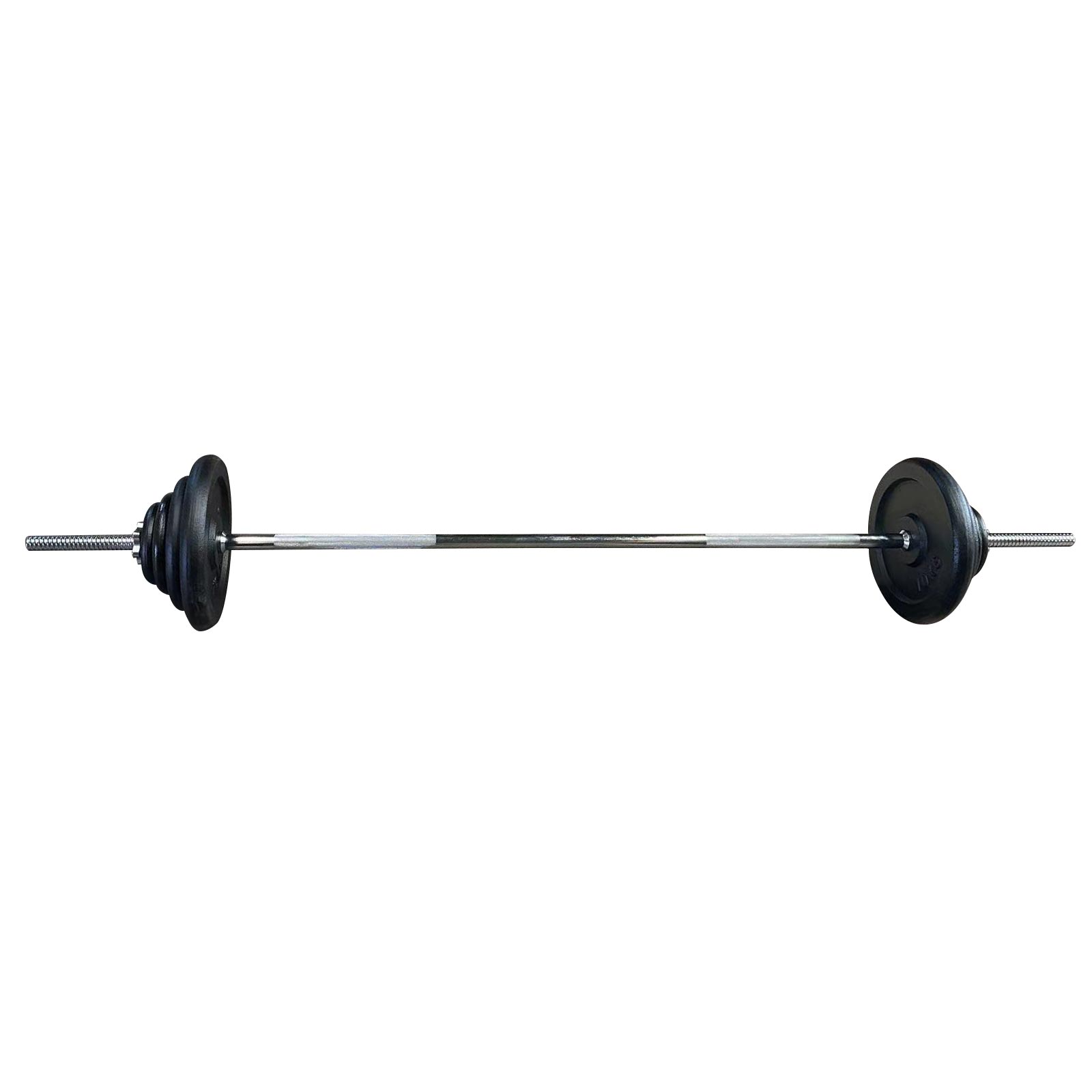 RIVAL CAST IRON BARBELL SET - 80KG