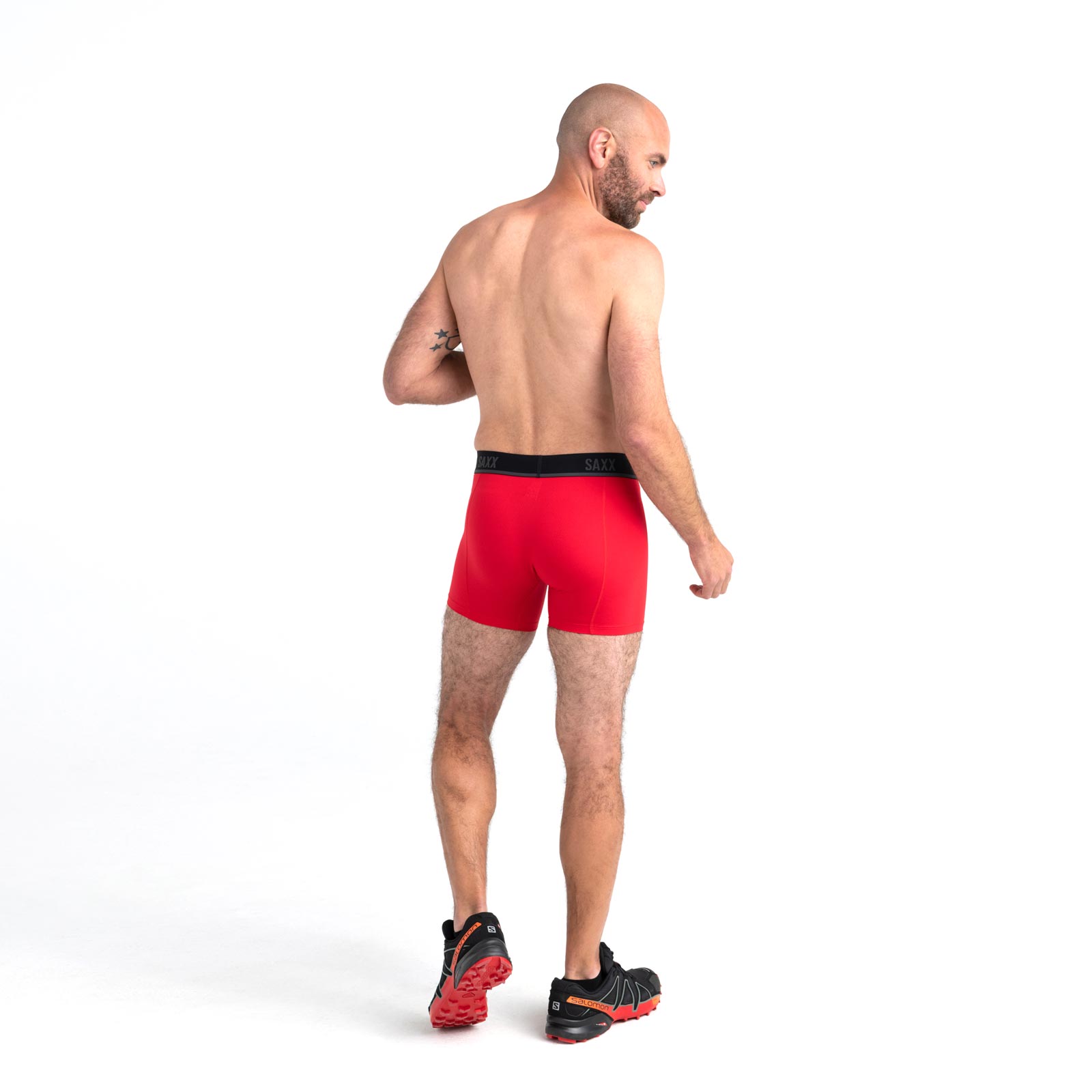 SAXX KINETIC HD BOXER BRIEF RED