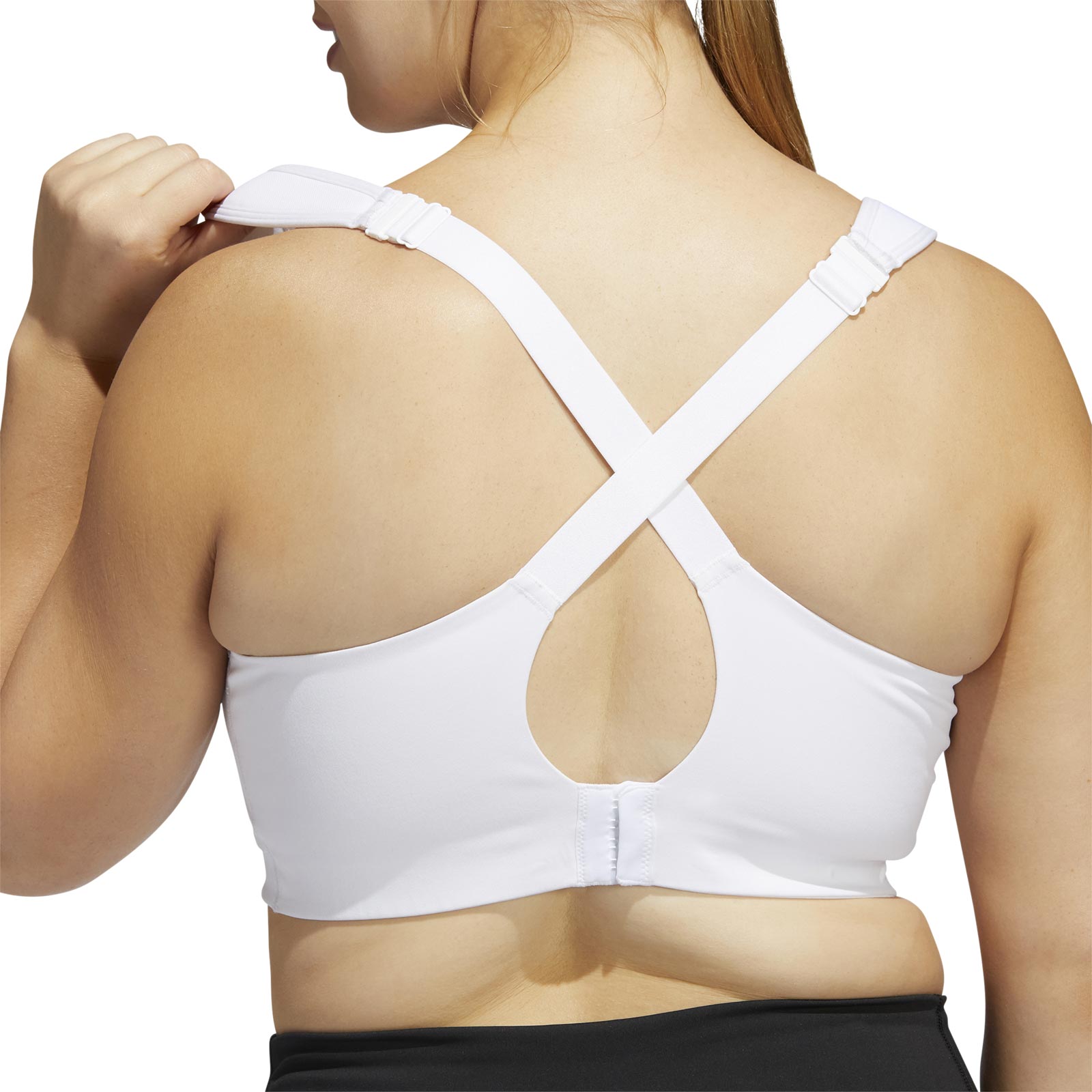 adidas Womens TLRD Impact Training High-Support Bra (Plus Size)