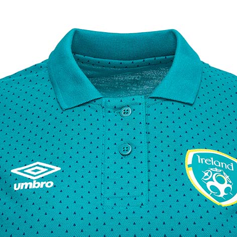 Umbro Ireland FAI 2022 Womens CVC Polo Shirt