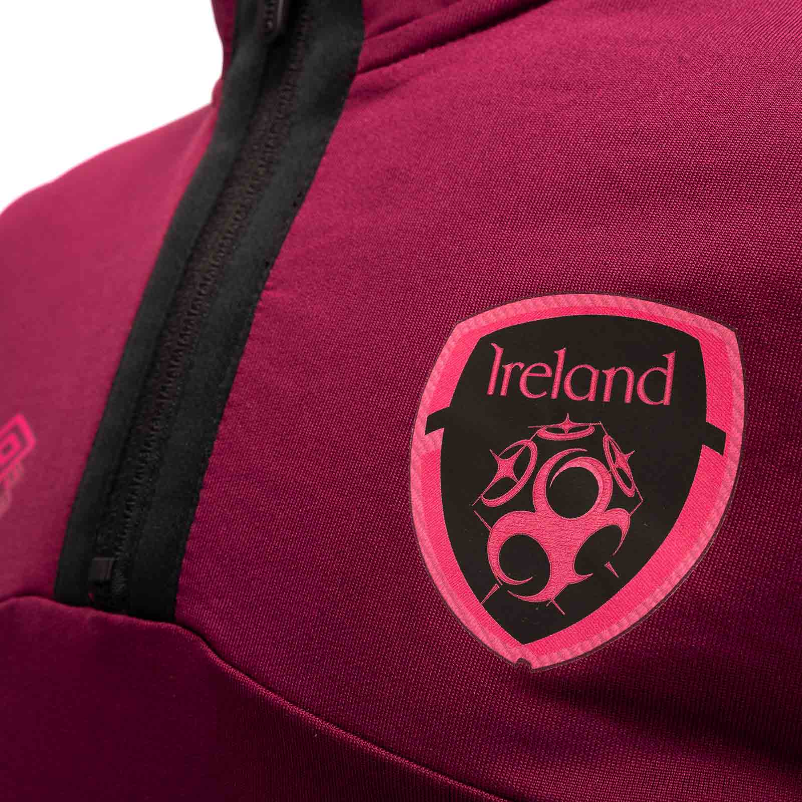 UMBRO FAI IRELAND 2022 GIRLS HALF-ZIP TOP