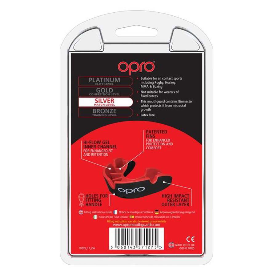 OPRO SELF-FIT JUNIOR MOUTHGUARD - SILVER LEVEL